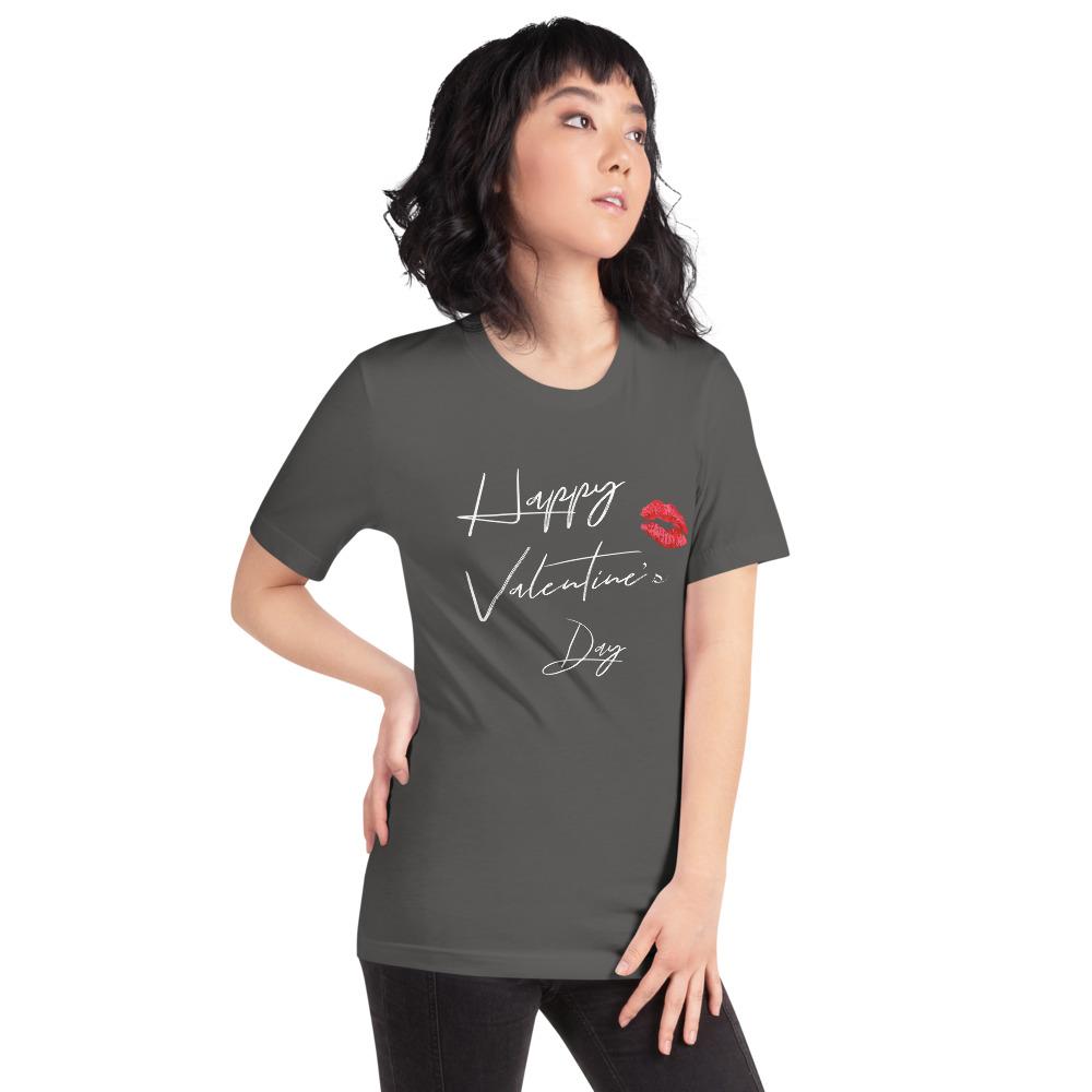 Happy Valentine's Day Women's T-Shirt (Silver)