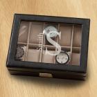 Leather Modern Monogrammed Watch Box