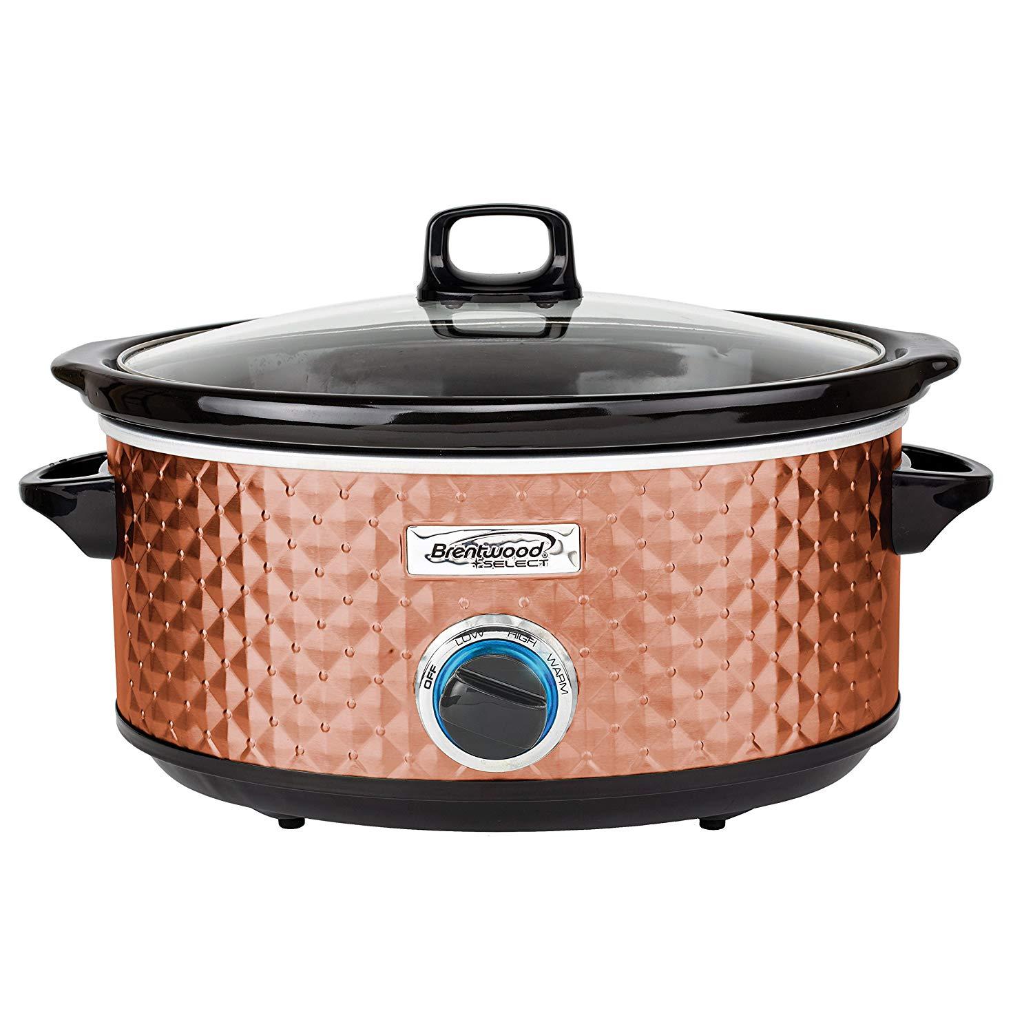 BRENTWOOD® APPLIANCES SC-157R 7-QUART SLOW COOKER (Copper)