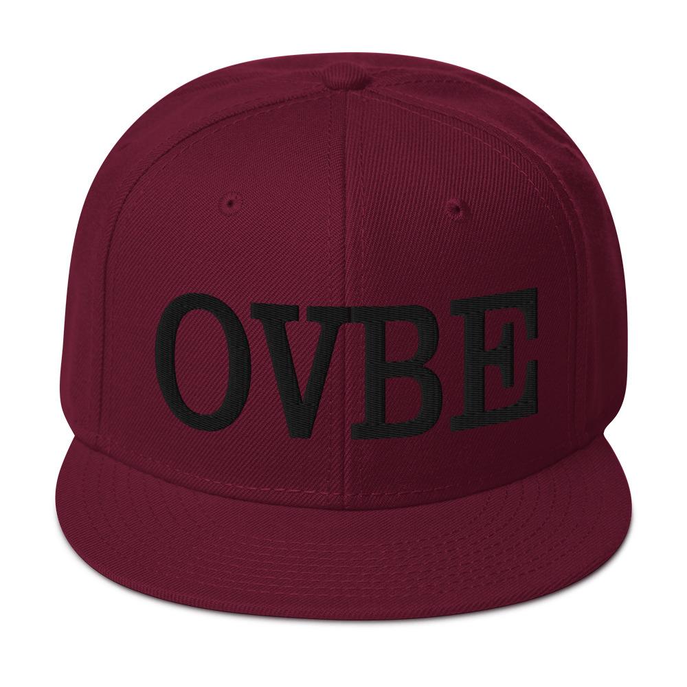 OVBE Snapback Black (Maroon)