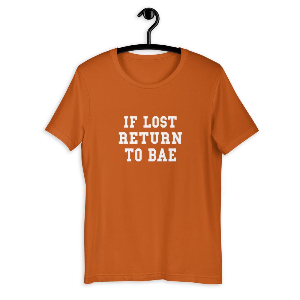 If Lost Return To Bae Couples T-Shirt (Autumn)