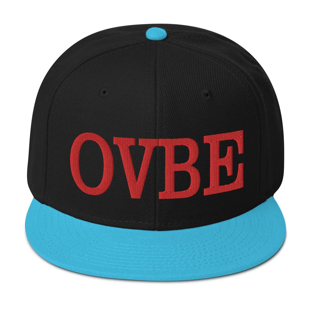 OVBE Snapback Red (Aqua/Black)