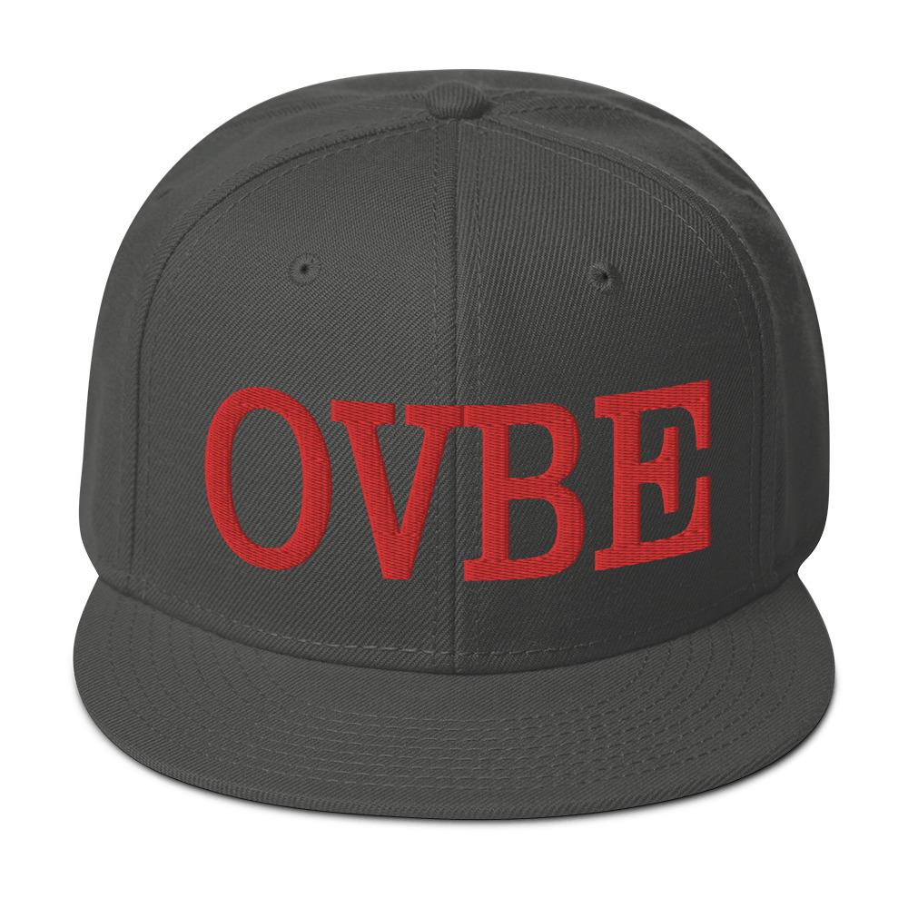 OVBE Snapback Red (Charcoal Gray)