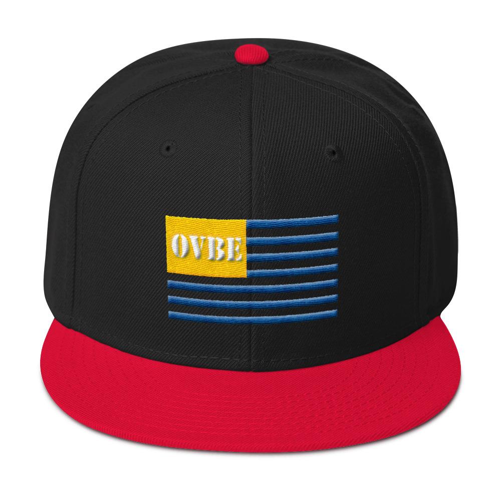 OVBE Flag Snapback (Red/Black)