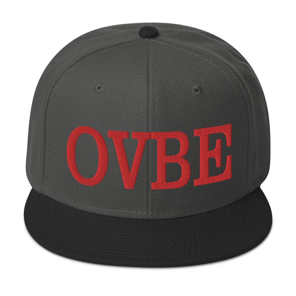 OVBE Snapback Red (Black/Charcoal)