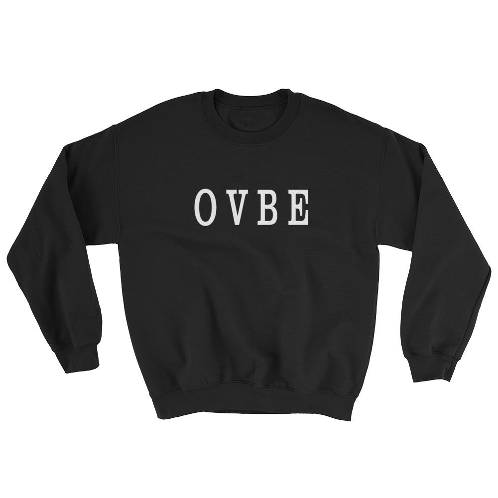 Simply O V B E Men's Sweatshirt  (Black)