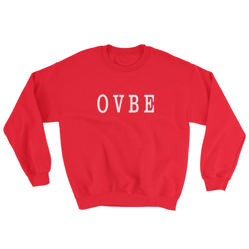 Simply O V B E Men's Sweatshirt (Red)