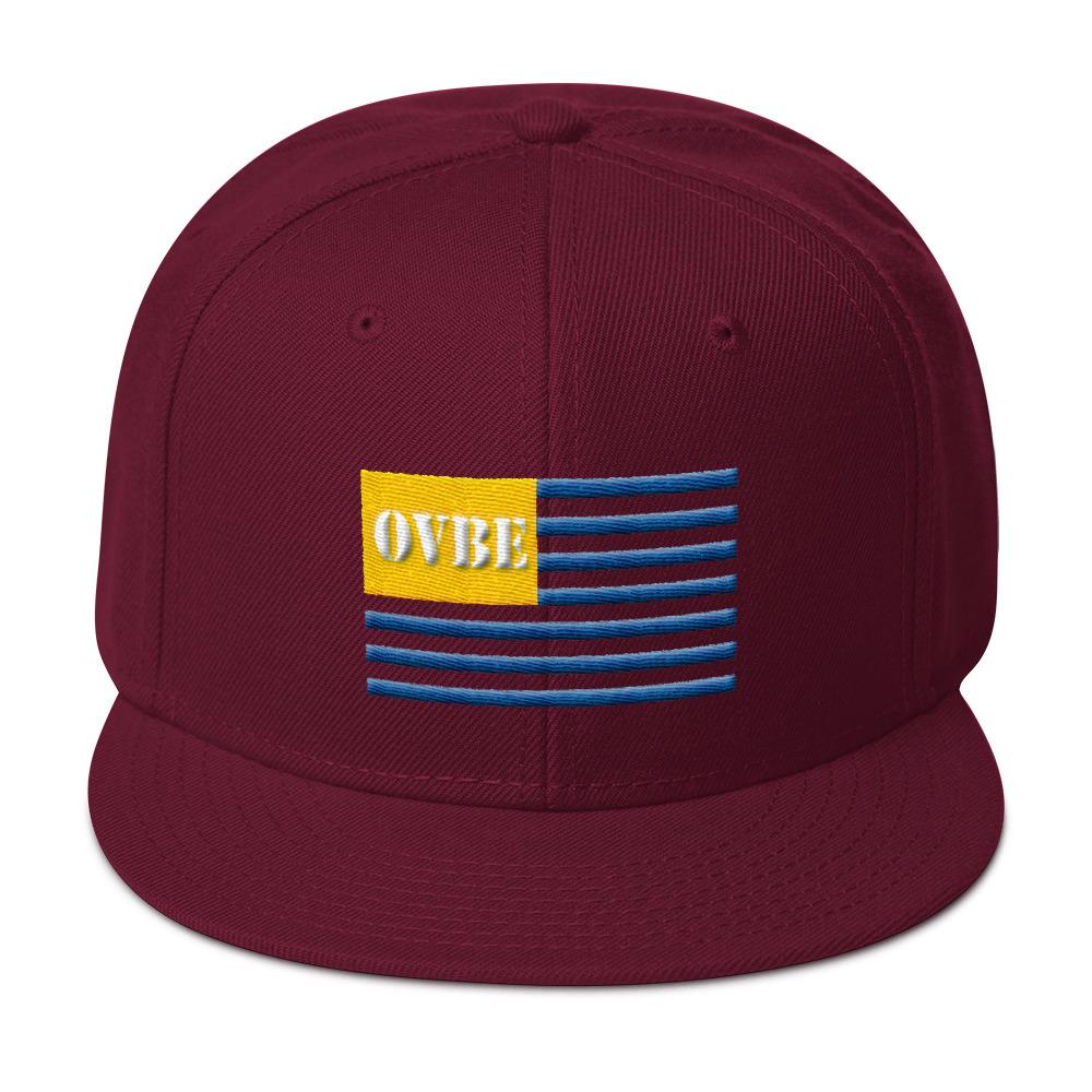 OVBE Flag Snapback (Maroon)