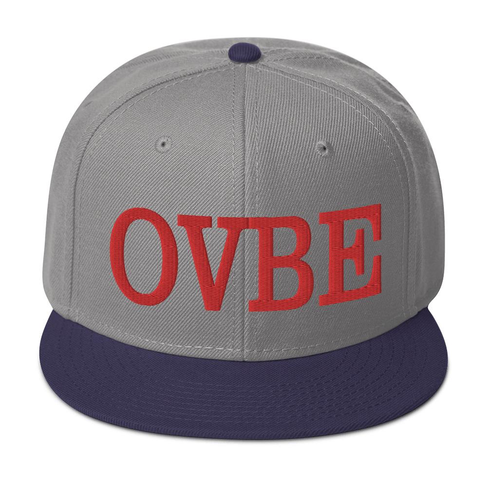 OVBE Snapback Red (Navy/Gray)