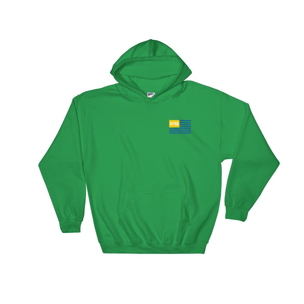 OVBE Flag Men's Hoodie (Irish Green)