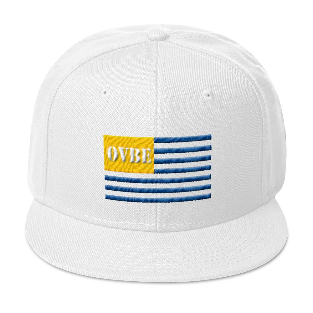 OVBE Flag Snapback (White)