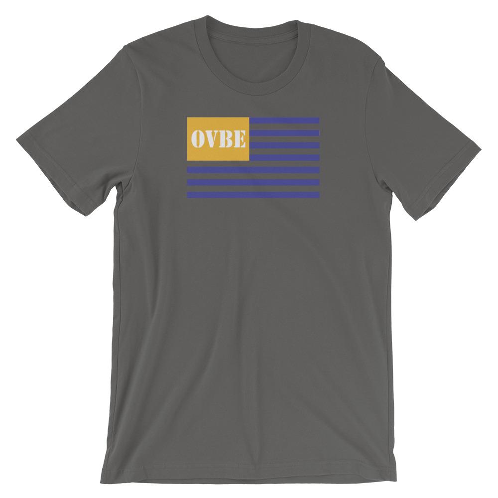 OVBE Flag XL Men's T-Shirt (Asphalt)
