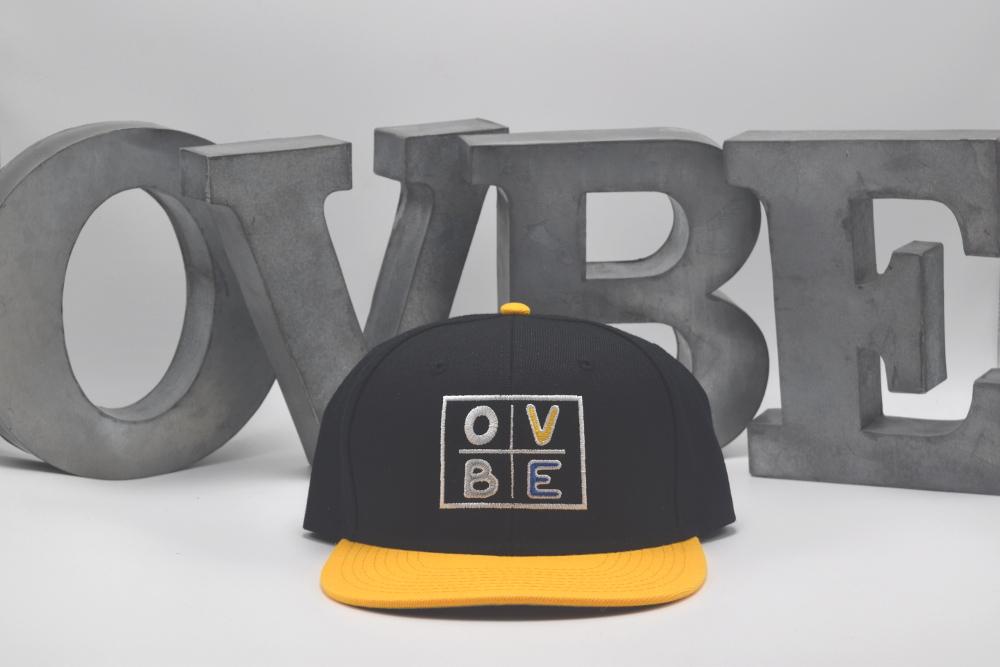 OVBE Boxed snapback (Gold/Black)