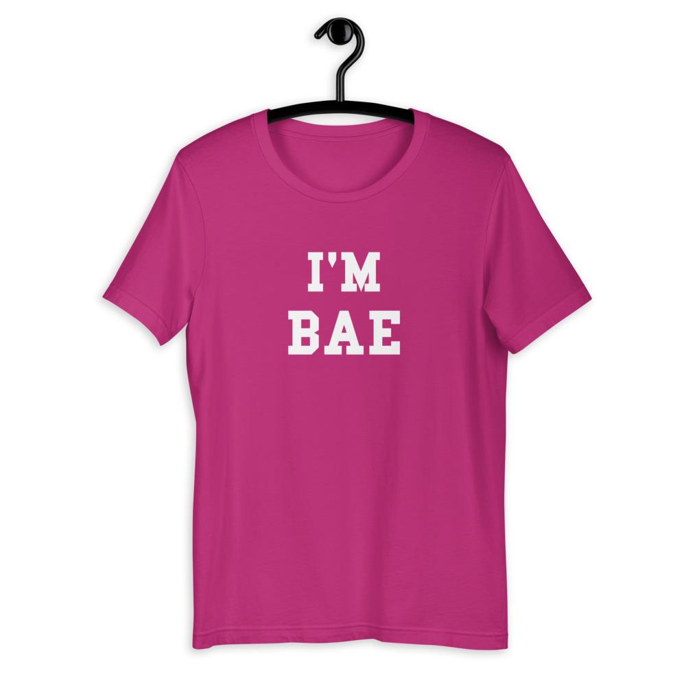 I'm BAE Couples T-Shirt (Berry)