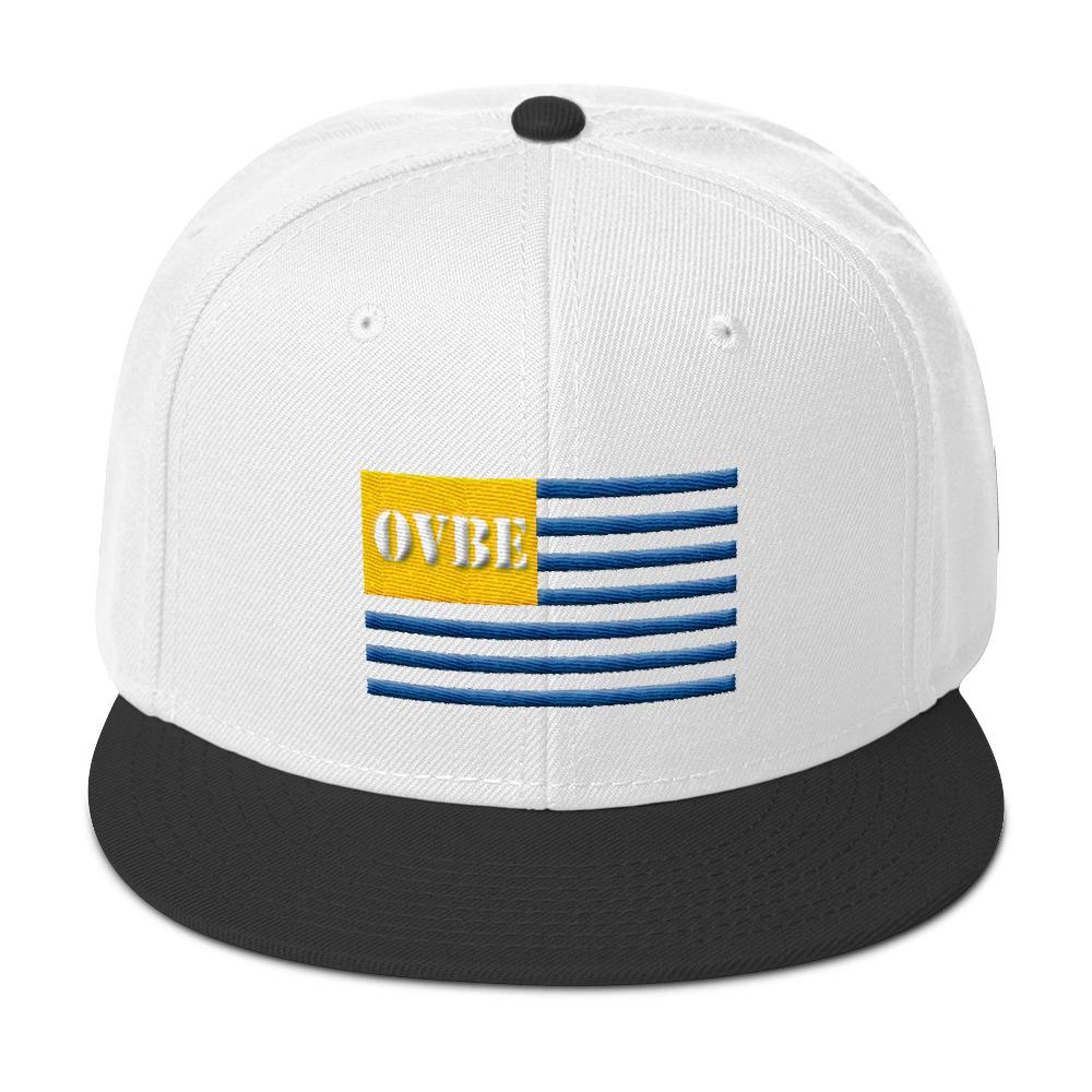 OVBE Flag Snapback (Black/White)