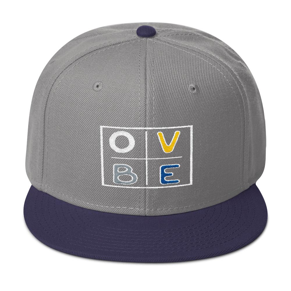 OVBE Boxed snapback (Navy/Gray)