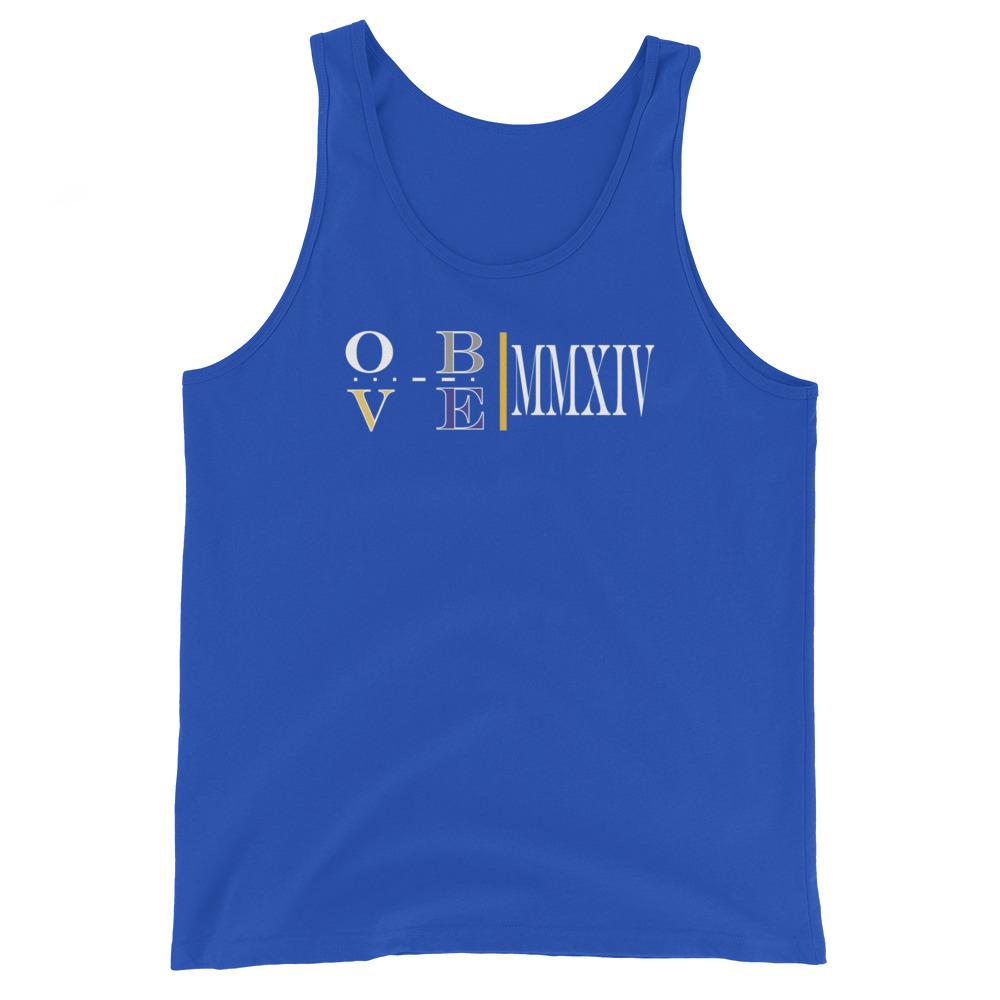 OVBE Banner Men's Tank (True Royal)