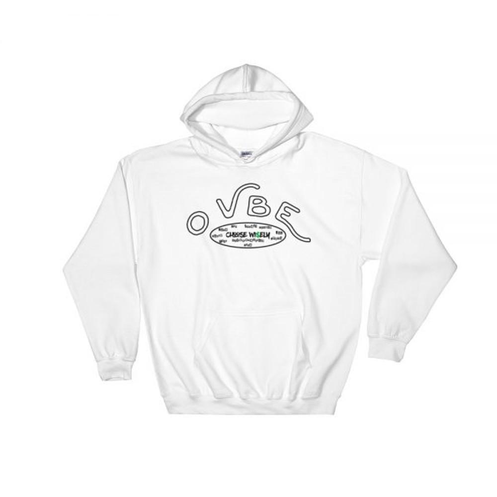 OVBE Choose Wi$ely Men’s Hoodie (White)