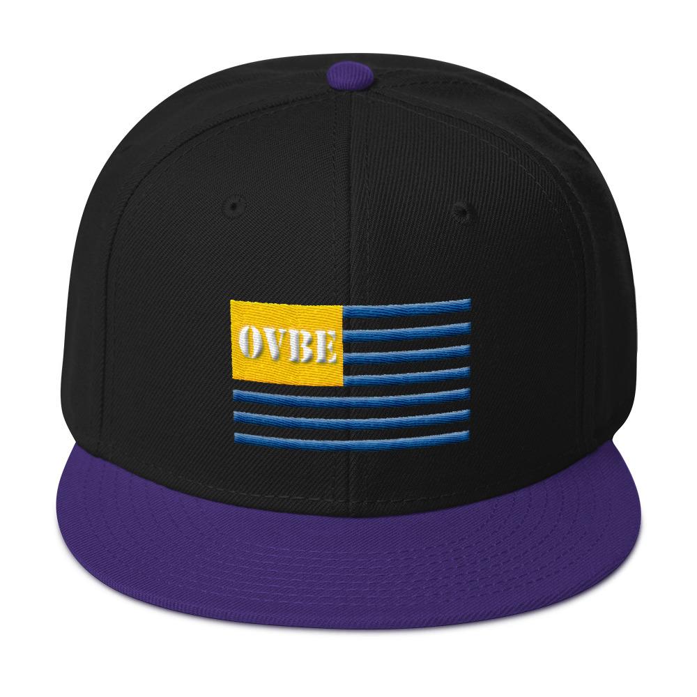 OVBE Flag Snapback (Purple/Black)