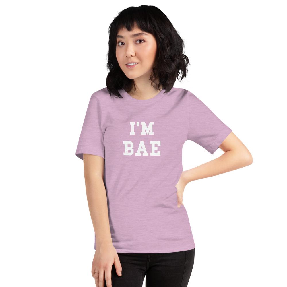I'm BAE Couples T-Shirt (Heather Prism Lilac)