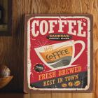 Hot Coffee Wood Sign