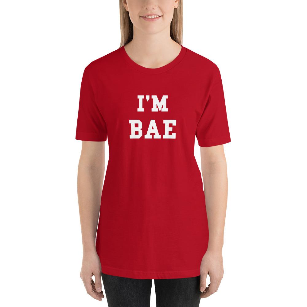 I'm BAE Couples T-Shirt (Red)