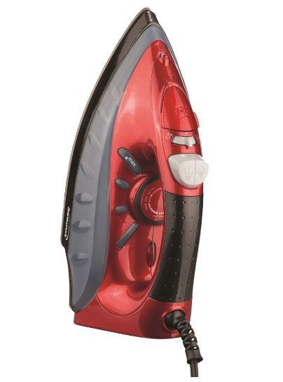 BRENTWOOD® MPI- 61 FULL-SIZE NONSTICK STEAM IRON (Red)
