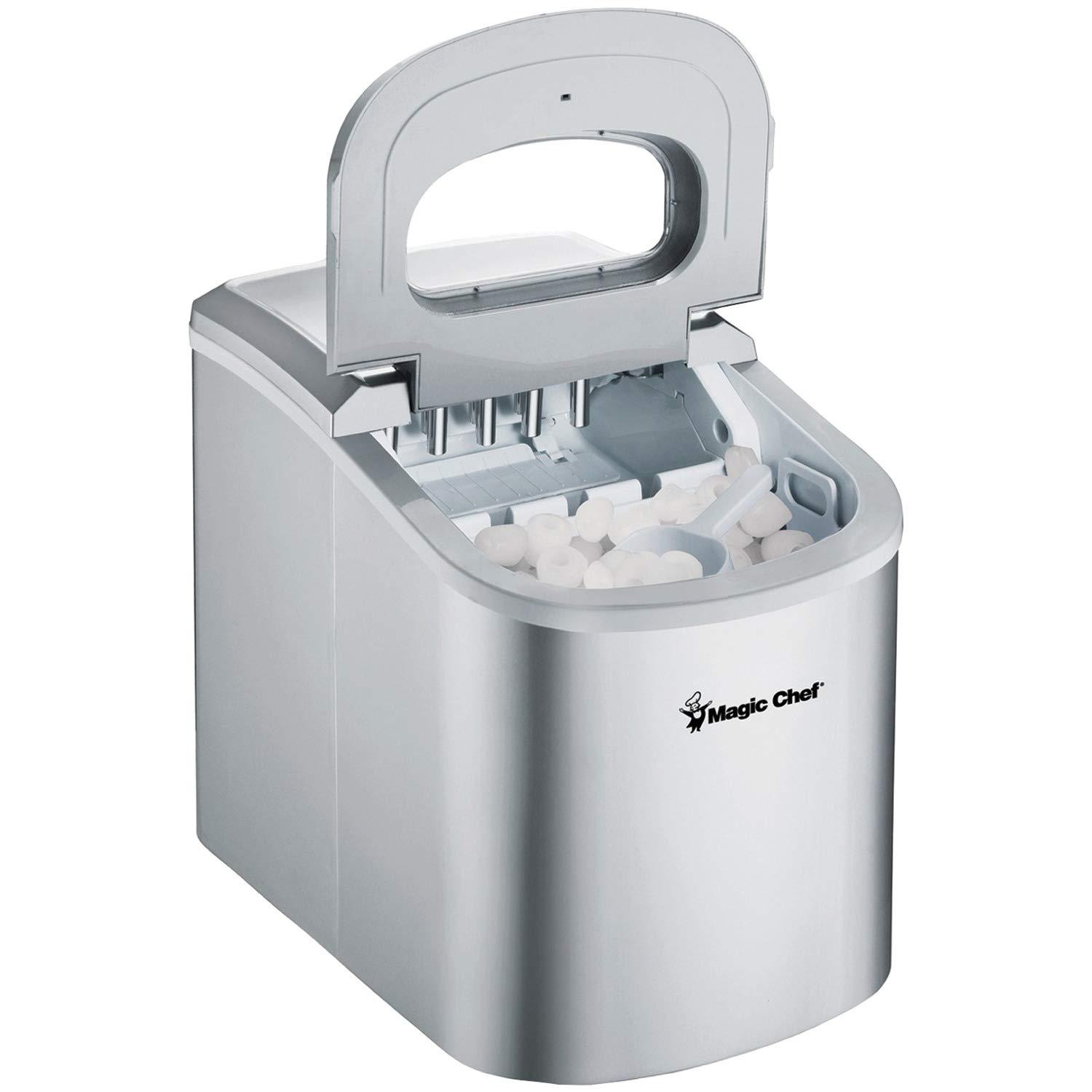 MAGIC CHEF® MCIM22SV PORTABLE ICE MAKER