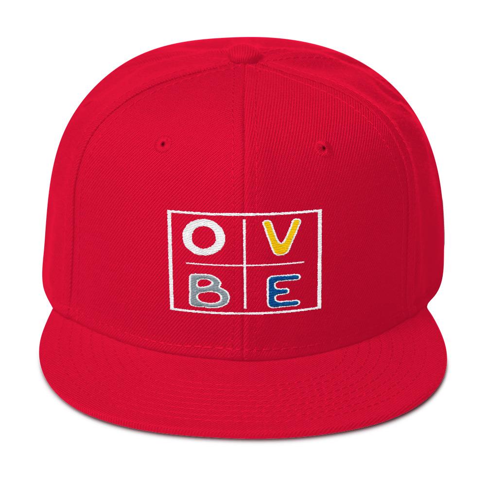 OVBE Boxed snapback (Red)