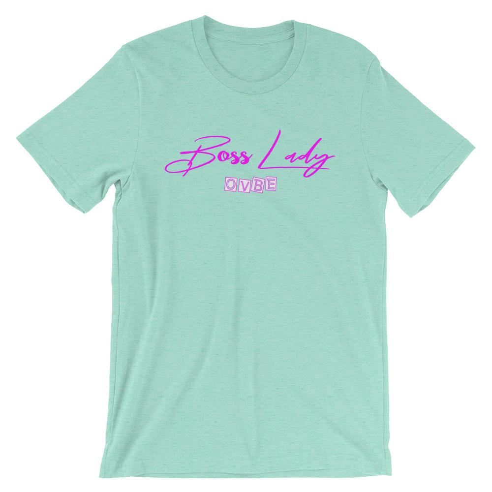 OVBE Boss Lady Women's T-Shirt (Heather Mint)