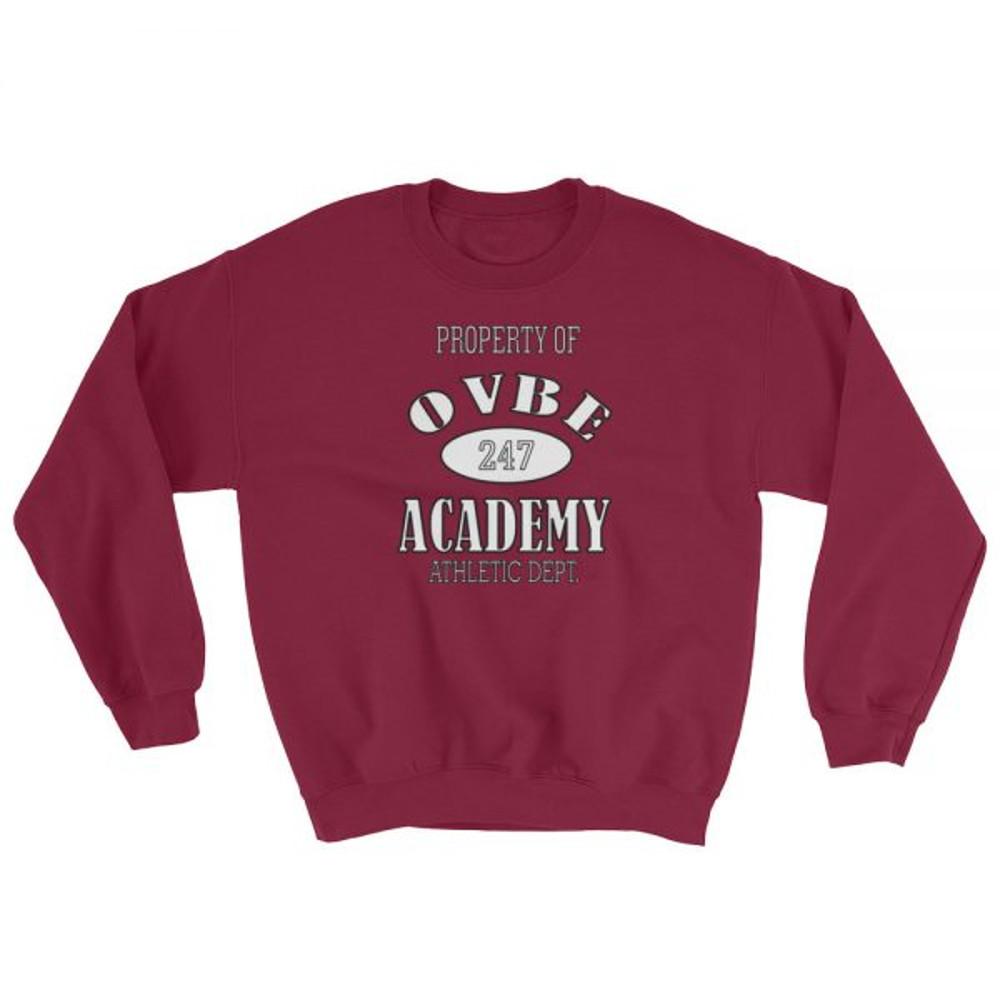 OVBE Academy Men's Sweatshirt (Maroon)