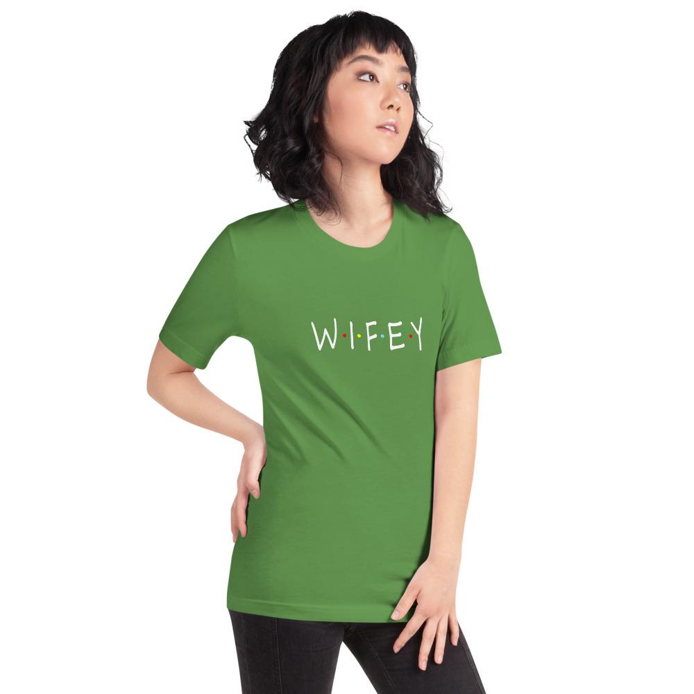Wifey Friends Women's T-Shirt (Leaf Green)