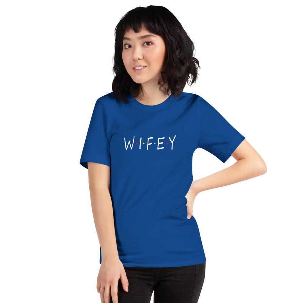 Wifey Friends Women's T-Shirt (Royal Blue)