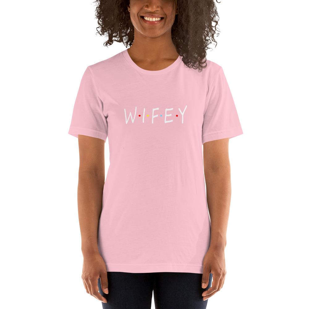 Wifey Friends Women's T-Shirt (Pink)