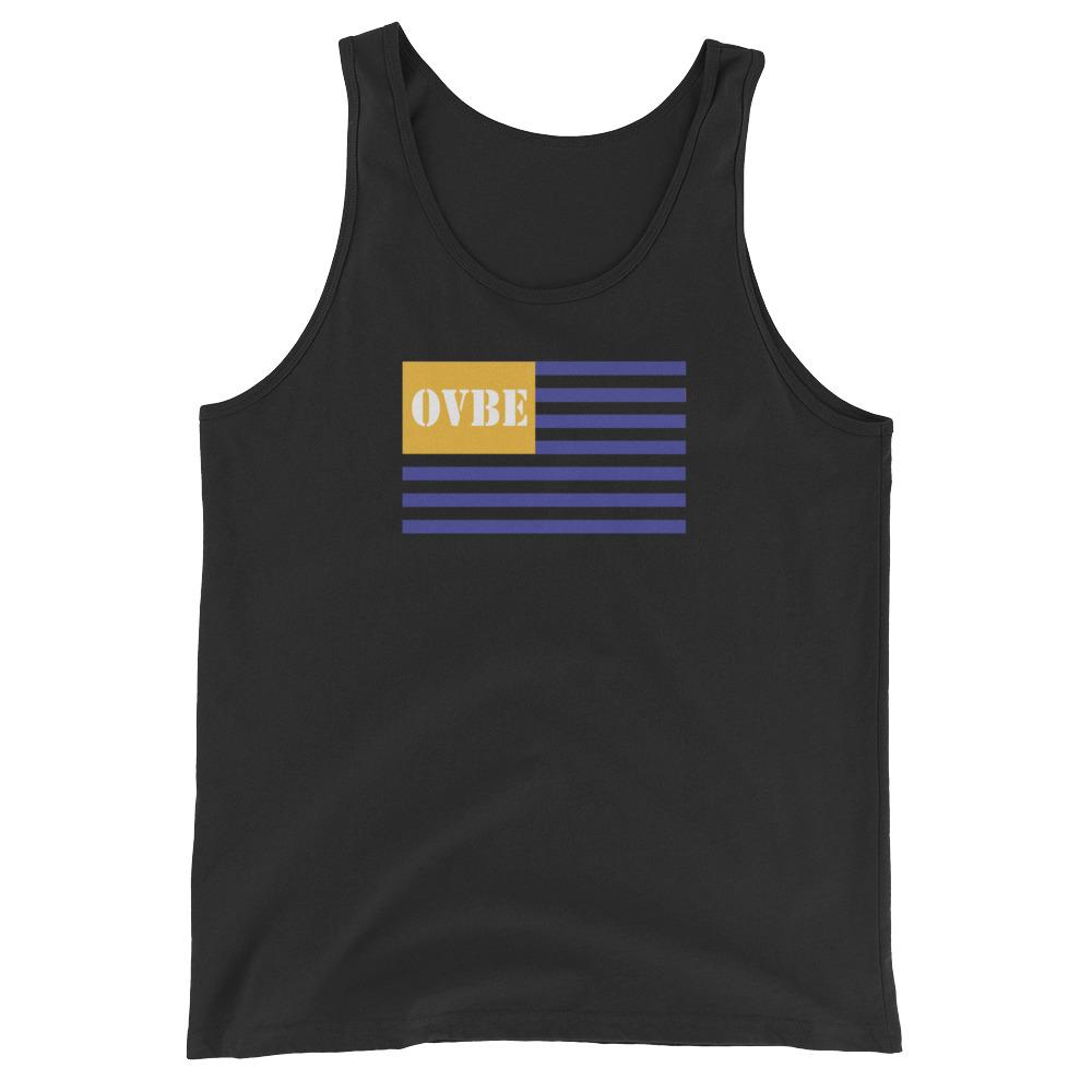 OVBE Flag XL Men's Tank Top (Black)