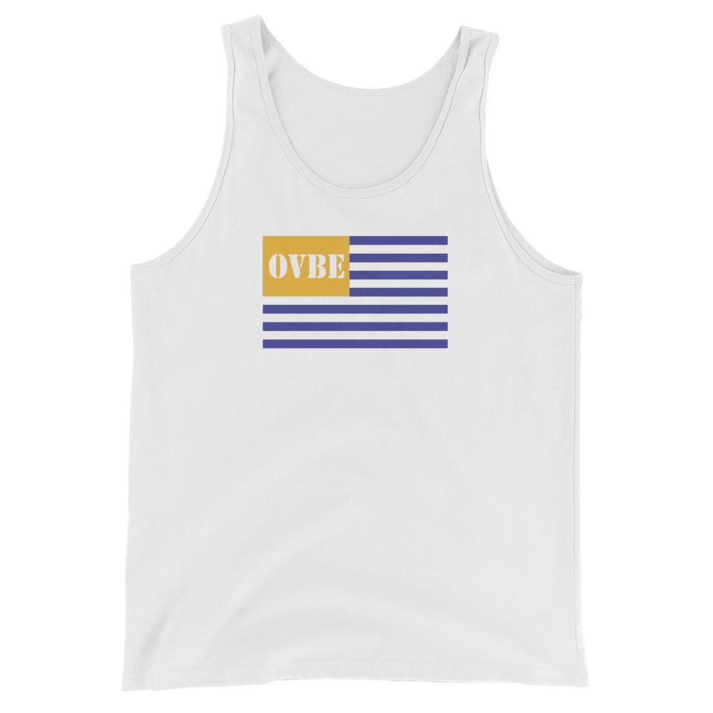 OVBE Flag XL Men's Tank Top (White)