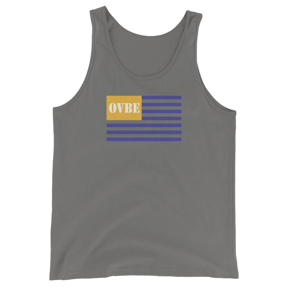 OVBE Flag XL Men's Tank Top (Asphalt)